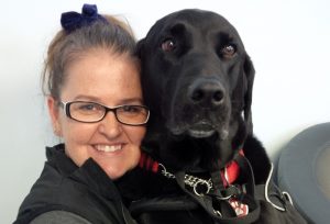 ShelleyLynn and her service dog Kenna