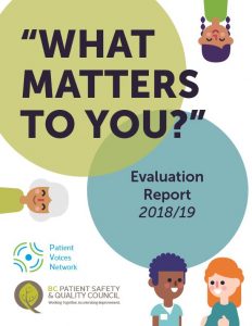 "What Matters to You?" Evaluation Report 2018/19