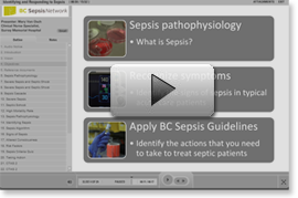 Sepsis E-learning Module for Emergency Departments