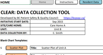 Sample Clear Data Collection Tool