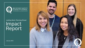 BC Patient Safety & Quality Council Impact Report 2022