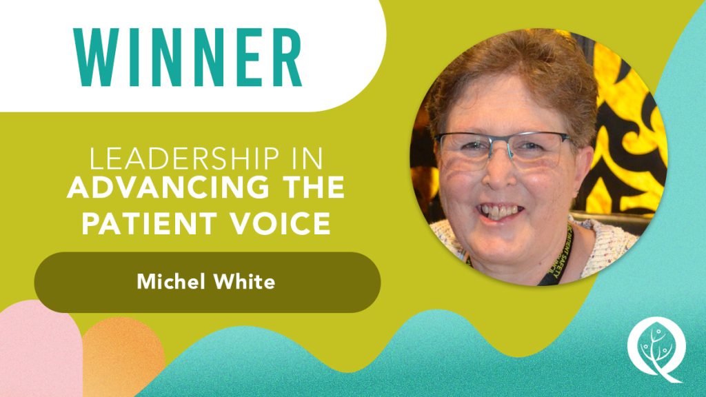 Leadership-in-Advancing-Patient-Voices-Award-Winner-Michel-White-QA-2023